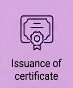Issuance of certificate 